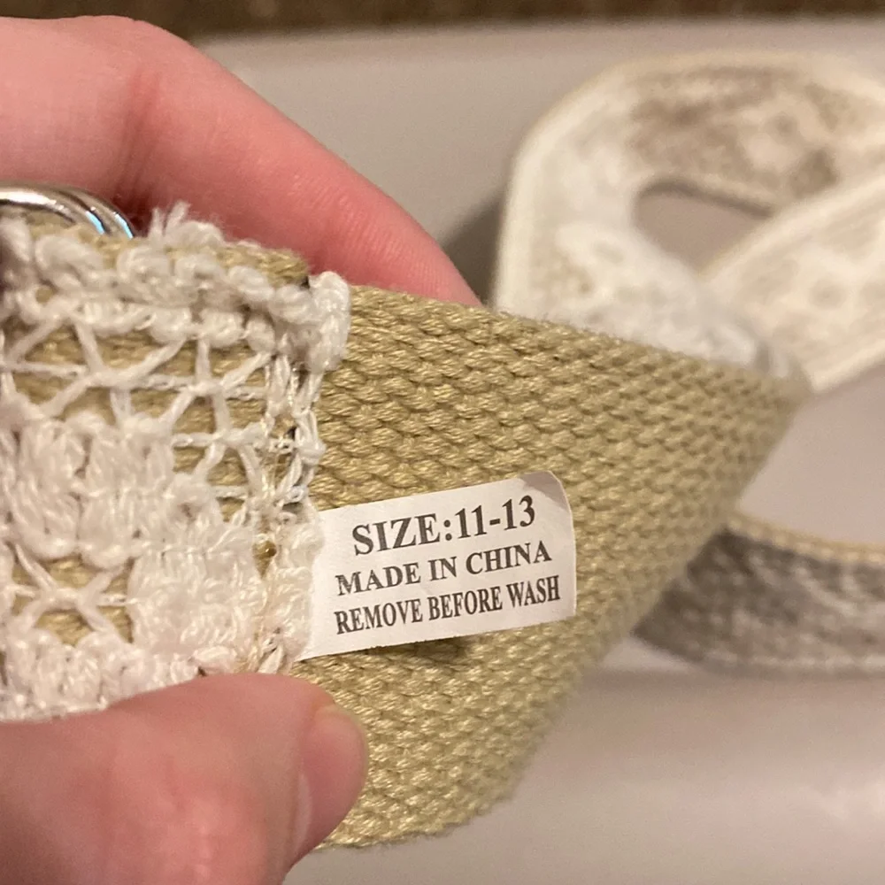 🔴Lace patterned belt